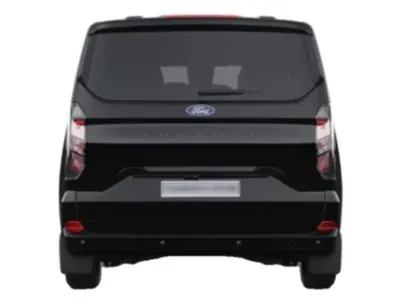 CZARNY KOMBI FORD TOURNEO CUSTOM z 2025 r., DIESEL, skrzynia biegów AUTOMATYCZNA 170KM, zdjęcie 3 z 3
