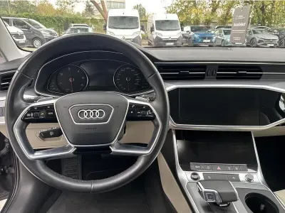 SZARY SEDAN AUDI A6 z 2022 r., DIESEL, skrzynia biegów AUTOMATYCZNA 163KM, zdjęcie 5 z 19