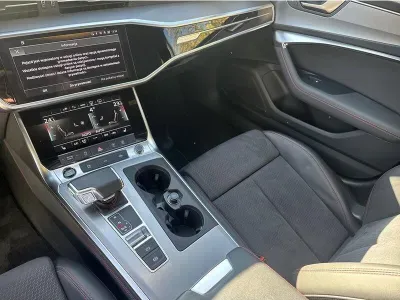 SZARY KOMBI AUDI A6 z 2022 r., HYBRYDA/BENZYNA, skrzynia biegów AUTOMATYCZNA 367KM, zdjęcie 19 z 19