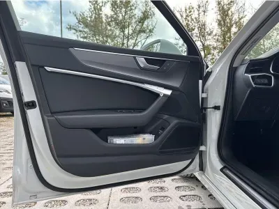 BIAŁY KOMBI AUDI A6 z 2023 r., BENZYNA, skrzynia biegów AUTOMATYCZNA 265KM, zdjęcie 14 z 18