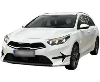 BIAŁY KOMBI KIA CEED z 2023 r., BENZYNA, skrzynia biegów AUTOMATYCZNA 160KM, zdjęcie główne