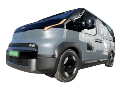 SZARY VAN KIA PV5 z 2025 r., ELEKTRYCZNY, skrzynia biegów AUTOMATYCZNA 163KM, zdjęcie główne