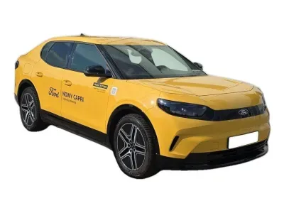 ŻÓŁTY HATCHBACK FORD CAPRI z 2025 r., ELEKTRYCZNY, skrzynia biegów AUTOMATYCZNA 210KM, zdjęcie 9 z 28