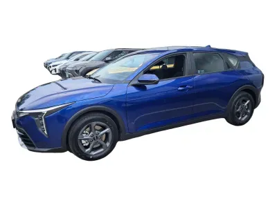 NIEBIESKI HATCHBACK KIA K4 z 2025 r., BENZYNA, skrzynia biegów AUTOMATYCZNA 150KM, zdjęcie 3 z 11