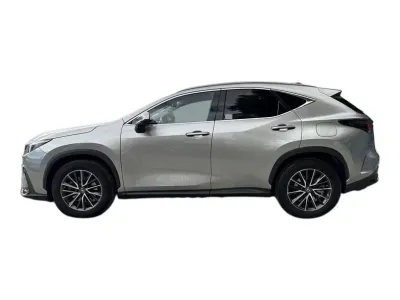 SZARY SUV LEXUS NX z 2021 r., HYBRYDA/BENZYNA, skrzynia biegów AUTOMATYCZNA 242KM, zdjęcie 4 z 19
