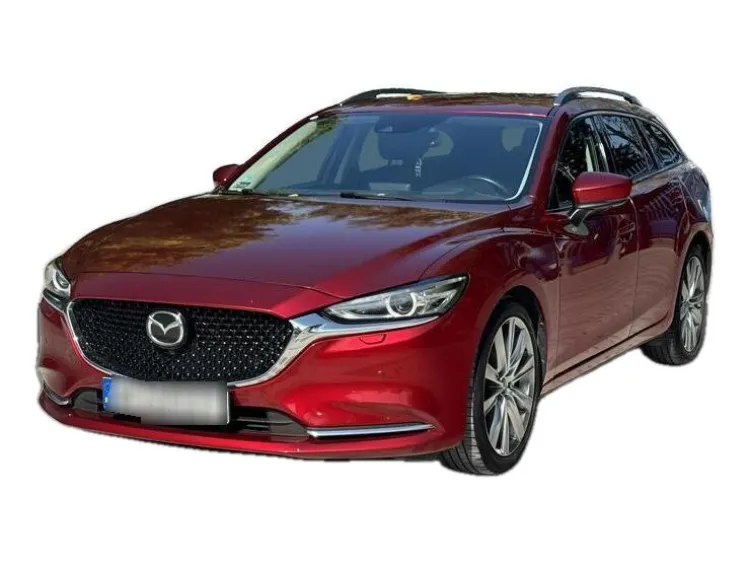 CZERWONY KOMBI MAZDA 6 z 2022 r., BENZYNA, skrzynia biegów AUTOMATYCZNA 165KM, zdjęcie główne