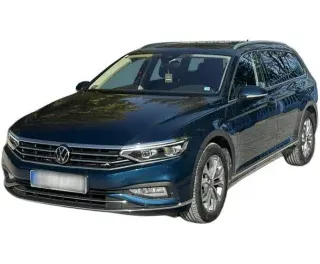 NIEBIESKI KOMBI VOLKSWAGEN PASSAT z 2022 r., BENZYNA, skrzynia biegów AUTOMATYCZNA 150KM, zdjęcie główne