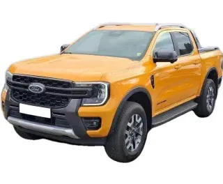 POMARAŃCZOWY SUV FORD RANGER z 2025 r., HYBRYDA/BENZYNA, skrzynia biegów AUTOMATYCZNA 135KM, zdjęcie główne