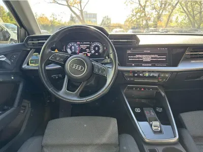 CZARNY SEDAN AUDI A3 z 2024 r., BENZYNA, skrzynia biegów AUTOMATYCZNA 150KM, zdjęcie 14 z 19