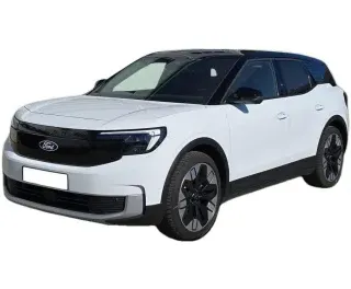 BIAŁY SUV FORD EXPLORER z 2024 r., ELEKTRYCZNY, skrzynia biegów AUTOMATYCZNA 210KM, zdjęcie główne
