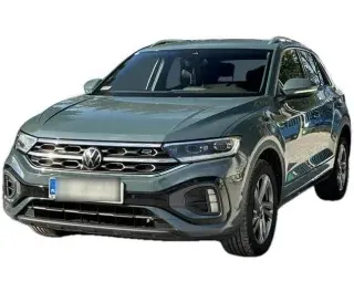 NIEBIESKI SUV VOLKSWAGEN T-ROC z 2022 r., BENZYNA, skrzynia biegów AUTOMATYCZNA 150KM, zdjęcie główne