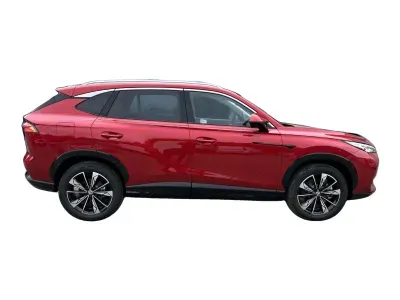 CZERWONY SUV MG HS `25 HEV z 2026 r., HYBRYDA/BENZYNA, skrzynia biegów AUTOMATYCZNA 224KM, zdjęcie 4 z 12