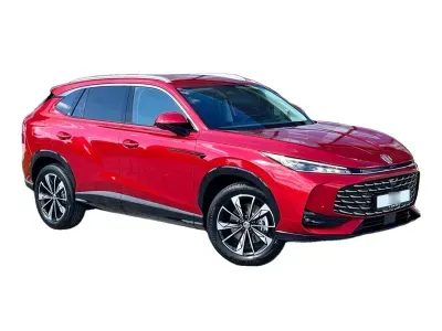 CZERWONY SUV MG HS z 2026 r., HYBRYDA/BENZYNA, skrzynia biegów AUTOMATYCZNA 224KM, zdjęcie 5 z 17