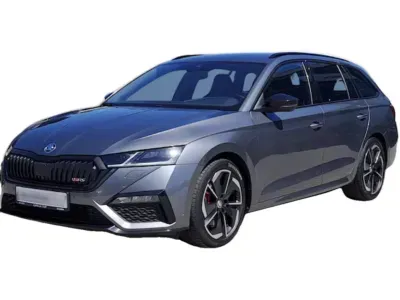 SZARY KOMBI SKODA OCTAVIA COMBI z 2022 r., BENZYNA, skrzynia biegów AUTOMATYCZNA 245KM, zdjęcie główne