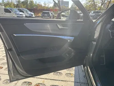 SZARY KOMBI AUDI A6 z 2022 r., HYBRYDA/BENZYNA, skrzynia biegów AUTOMATYCZNA 367KM, zdjęcie 18 z 19