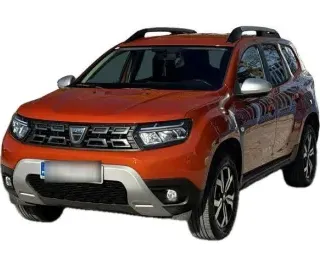 POMARAŃCZOWY SUV DACIA DUSTER z 2022 r., BENZYNA, skrzynia biegów MANUALNA 91KM, zdjęcie główne
