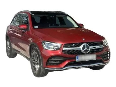 CZERWONY SUV MERCEDES CLASE GLC z 2022 r., DIESEL, skrzynia biegów AUTOMATYCZNA 245KM, zdjęcie 18 z 19