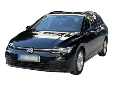 CZARNY KOMBI VOLKSWAGEN GOLF VIII VARIANT z 2023 r., BENZYNA, skrzynia biegów AUTOMATYCZNA 131KM, zdjęcie 4 z 19