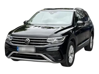 CZARNY SUV VOLKSWAGEN TIGUAN z 2022 r., DIESEL, skrzynia biegów AUTOMATYCZNA 150KM, zdjęcie 7 z 18