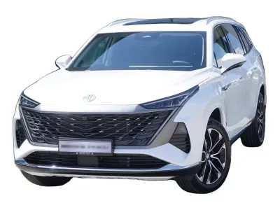 SZARY SUV MG MGS9 PHEV z 2026 r., HYBRYDA/BENZYNA, skrzynia biegów AUTOMATYCZNA 299KM, zdjęcie 2 z 12