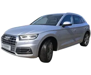 SREBRNY SUV AUDI Q5 z 2018 r., DIESEL, skrzynia biegów AUTOMATYCZNA 190KM, zdjęcie główne