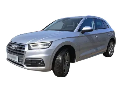 SREBRNY SUV AUDI Q5 z 2018 r., DIESEL, skrzynia biegów AUTOMATYCZNA 190KM, zdjęcie główne