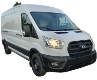 BIAŁY VAN FORD TRANSIT FURGON z 2025 r., DIESEL, skrzynia biegów MANUALNA 130KM, zdjęcie główne