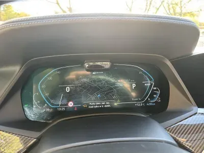 CZERWONY SUV BMW X5 z 2022 r., HYBRYDA/BENZYNA, skrzynia biegów AUTOMATYCZNA 394KM, zdjęcie 14 z 18