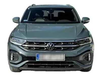 NIEBIESKI SUV VOLKSWAGEN T-ROC z 2022 r., BENZYNA, skrzynia biegów AUTOMATYCZNA 150KM, zdjęcie 3 z 19