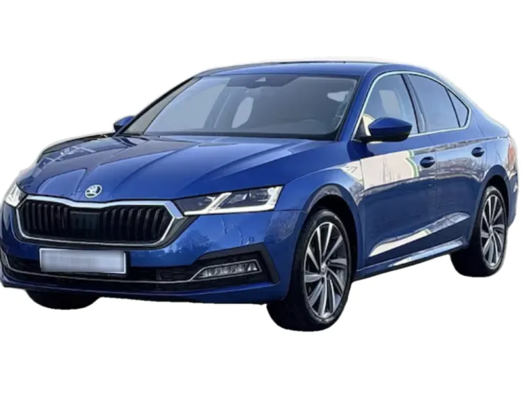 NIEBIESKI SEDAN SKODA OCTAVIA LIM. z 2023 r., BENZYNA, skrzynia biegów MANUALNA 150KM, zdjęcie główne