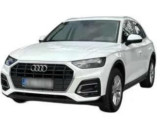 BIAŁY SUV AUDI Q5 z 2022 r., DIESEL, skrzynia biegów AUTOMATYCZNA 163KM, zdjęcie główne