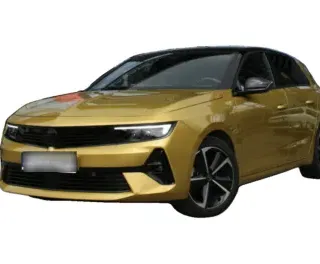 ZŁOTY HATCHBACK OPEL ASTRA VI z 2024 r., BENZYNA, skrzynia biegów AUTOMATYCZNA 130KM, zdjęcie główne