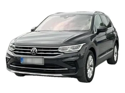 SZARY SUV VOLKSWAGEN TIGUAN z 2023 r., BENZYNA, skrzynia biegów AUTOMATYCZNA 150KM, zdjęcie 6 z 19