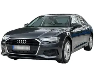 SZARY SEDAN AUDI A6 z 2022 r., DIESEL, skrzynia biegów AUTOMATYCZNA 163KM, zdjęcie główne