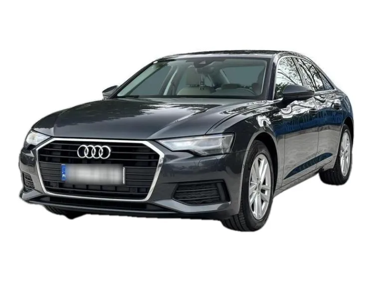 SZARY SEDAN AUDI A6 z 2022 r., DIESEL, skrzynia biegów AUTOMATYCZNA 163KM, zdjęcie główne