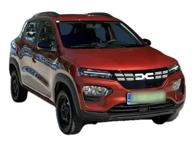 CZERWONY HATCHBACK DACIA SPRING ELECTIC z 2023 r., ELEKTRYCZNY, skrzynia biegów AUTOMATYCZNA 45KM, zdjęcie 3 z 19