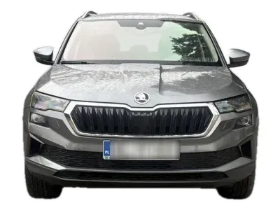 SZARY SUV SKODA KAROQ z 2023 r., DIESEL, skrzynia biegów AUTOMATYCZNA 150KM, zdjęcie 3 z 19