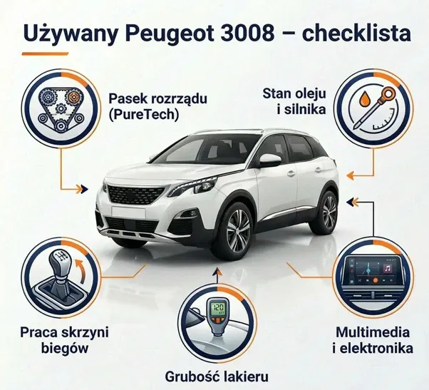 Checklista zakupowa: na co zwrócić uwagę kupując używany Peugeot 3008