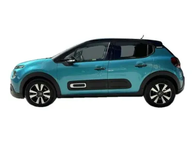NIEBIESKI HATCHBACK CITROEN C3 z 2023 r., BENZYNA, skrzynia biegów AUTOMATYCZNA 110KM, zdjęcie 6 z 19