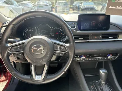 CZERWONY KOMBI MAZDA 6 z 2022 r., BENZYNA, skrzynia biegów AUTOMATYCZNA 165KM, zdjęcie 6 z 19