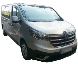 SREBRNY VAN RENAULT TRAFIC COMBI z 2025 r., DIESEL, skrzynia biegów MANUALNA 150KM, zdjęcie główne