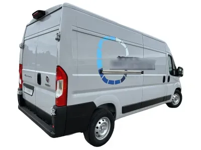 SZARY DOSTAWCZY FIAT E- DUCATO z 2021 r., ELEKTRYCZNY, skrzynia biegów AUTOMATYCZNA 122KM, zdjęcie 5 z 8