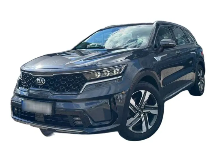 SZARY SUV KIA SORENTO z 2021 r., HYBRYDA/BENZYNA, skrzynia biegów AUTOMATYCZNA 169KM, zdjęcie główne