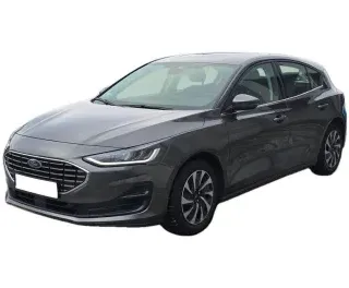 SZARY HATCHBACK FORD FOCUS z 2023 r., HYBRYDA/BENZYNA, skrzynia biegów MANUALNA 92KM, zdjęcie główne