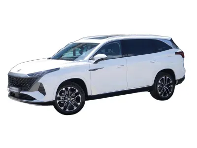 SZARY SUV MG MGS9 PHEV z 2026 r., HYBRYDA/BENZYNA, skrzynia biegów AUTOMATYCZNA 299KM, zdjęcie 9 z 12