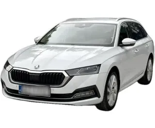 BIAŁY KOMBI SKODA OCTAVIA z 2023 r., BENZYNA, skrzynia biegów AUTOMATYCZNA 150KM, zdjęcie główne