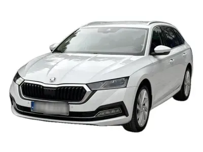 BIAŁY KOMBI SKODA OCTAVIA z 2023 r., BENZYNA, skrzynia biegów AUTOMATYCZNA 150KM, zdjęcie główne