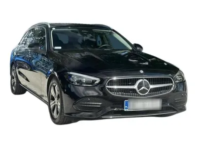 CZARNY KOMBI MERCEDES C-KLASSE-KOMBI z 2022 r., BENZYNA, skrzynia biegów AUTOMATYCZNA 190KM, zdjęcie 2 z 17