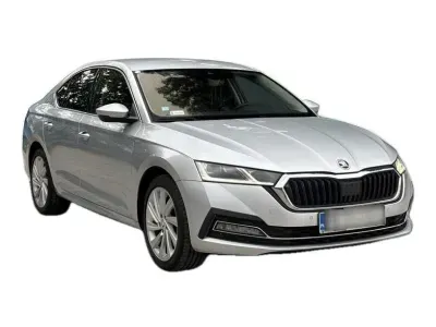 SREBRNY HATCHBACK SKODA OCTAVIA z 2022 r., BENZYNA, skrzynia biegów AUTOMATYCZNA 190KM, zdjęcie 2 z 19