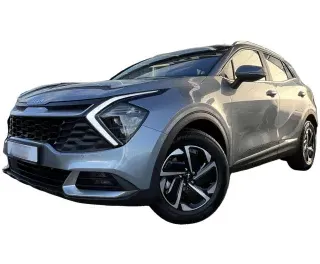SZARY SUV KIA SPORTAGE z 2025 r., BENZYNA, skrzynia biegów AUTOMATYCZNA 210KM, zdjęcie główne